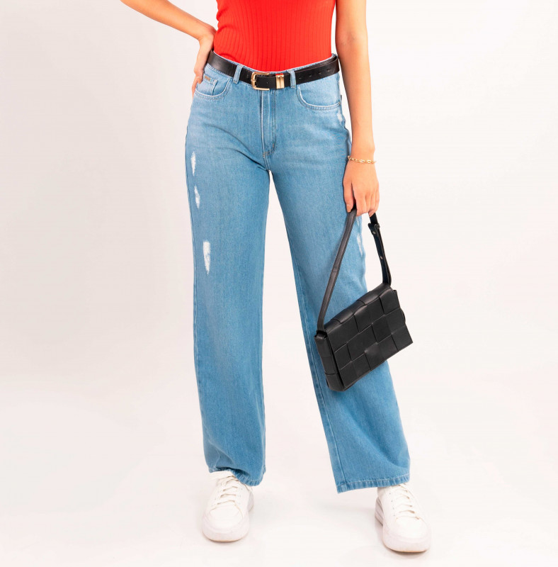 Pantalon Wide Leg Jeans Cod.1230555