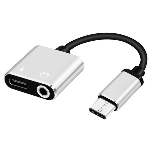 Adaptador USB c a usb c y 3.5 mm