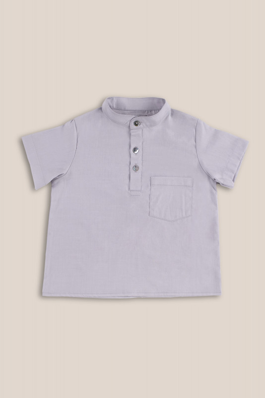 camisa franco gris