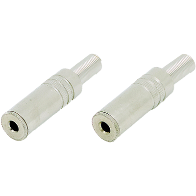 Conector 3.5 mm hembra estereo para cable