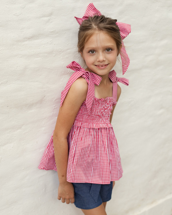 Blusa Camille Kids Picnic Cherry