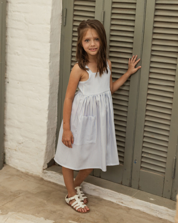 Vestido Amelie Kids Air Blue