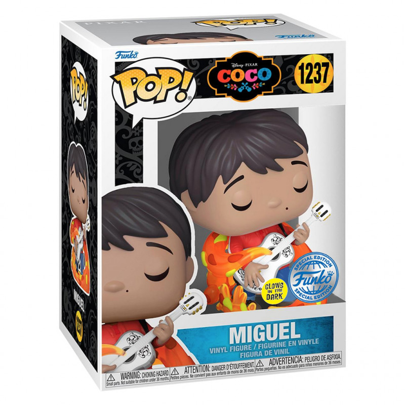 FUNKO DISNEY PIXAR COCO EXCLUSIVE - MIGUEL 1237 (GLOWS IN THE DARK)