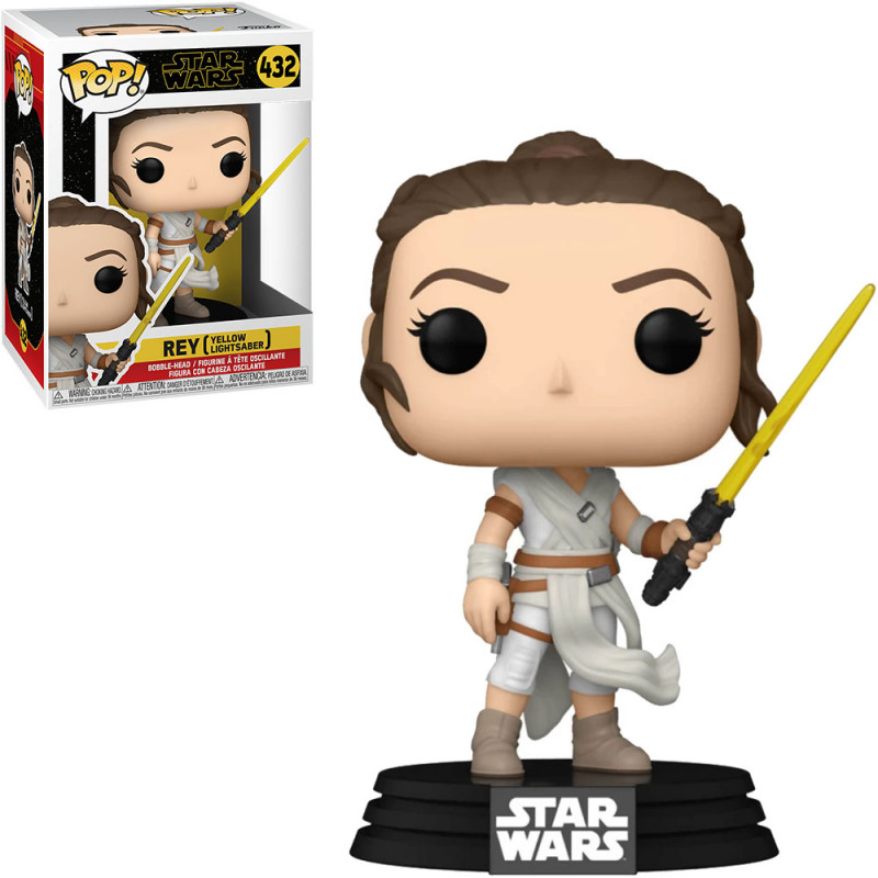 FUNKO POP STAR WARS - REY (YELLOW LIGHTSABER) 432