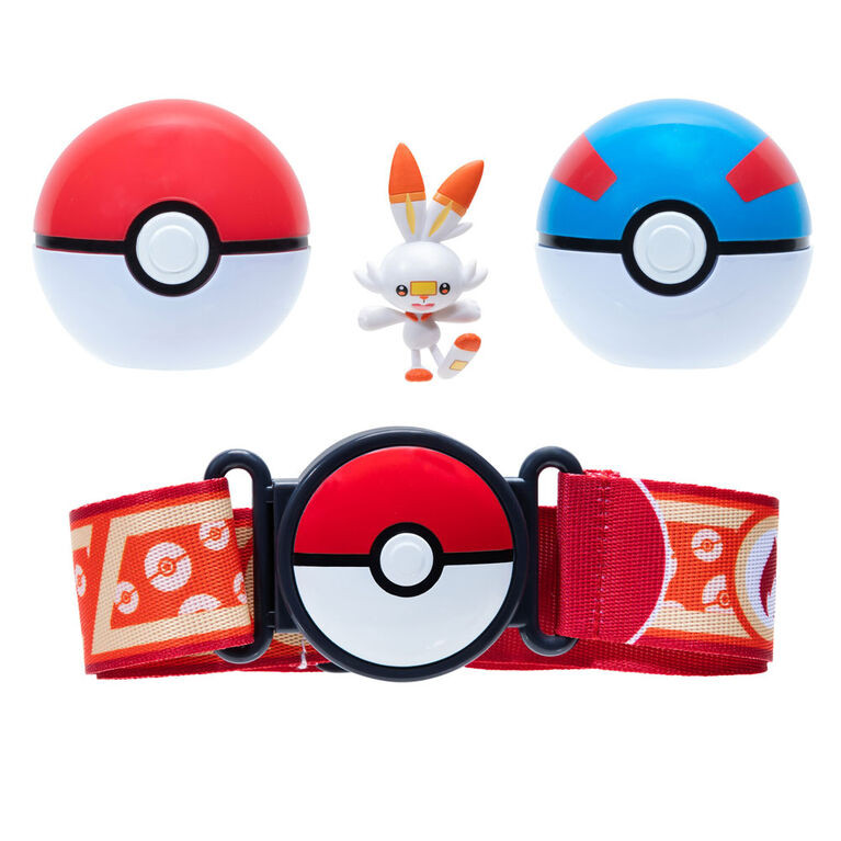 JAZWARES POKEMON CINTO 2 CLIP N GO SCORBUNNY 2