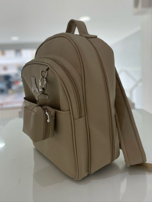 mochila araceli beige