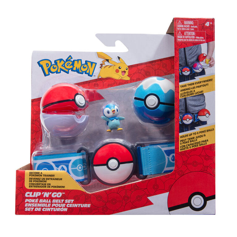 JAZWARES POKEMON CINTO 2 CLIP N GO PIPLUP