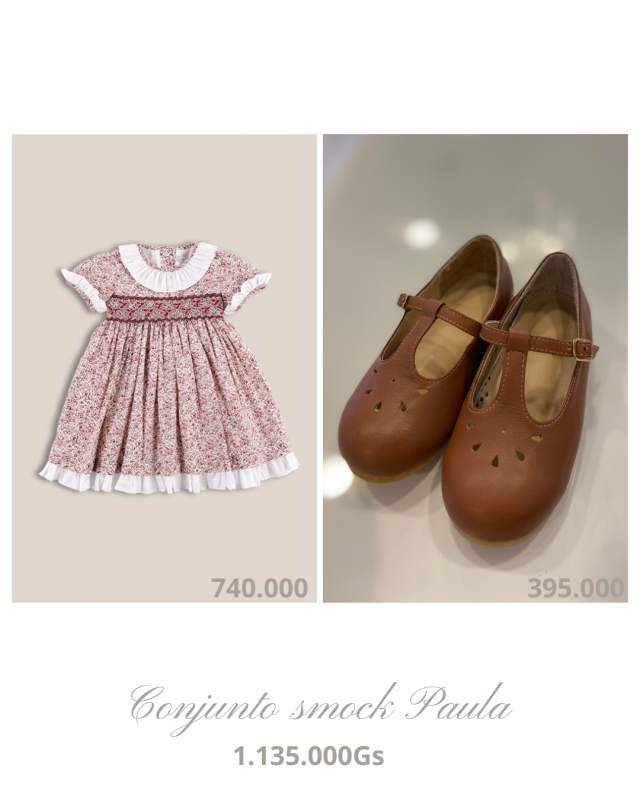 vestido smock paula