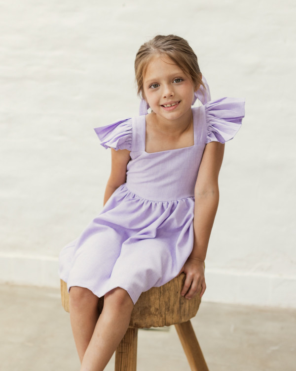 Vestido Adele Kids Lavanda