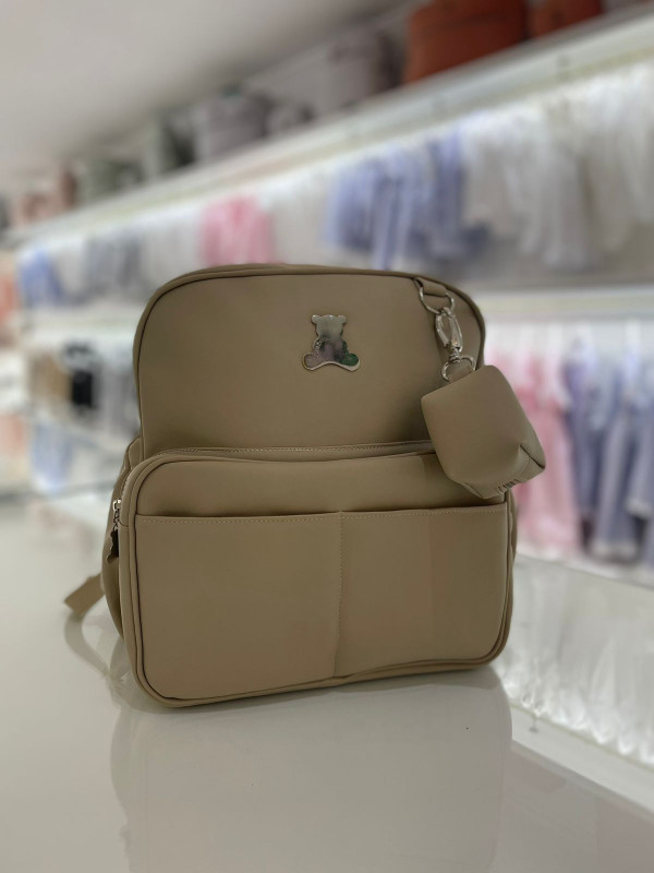 mochila lux ch beige