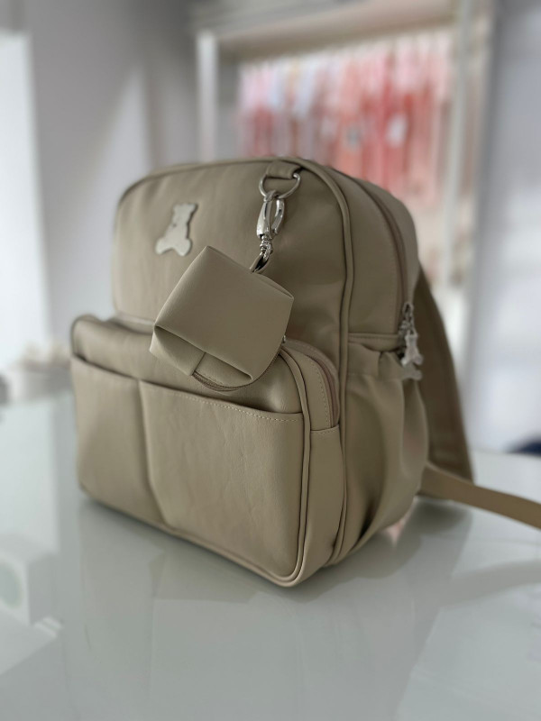 mochila lux ch beige