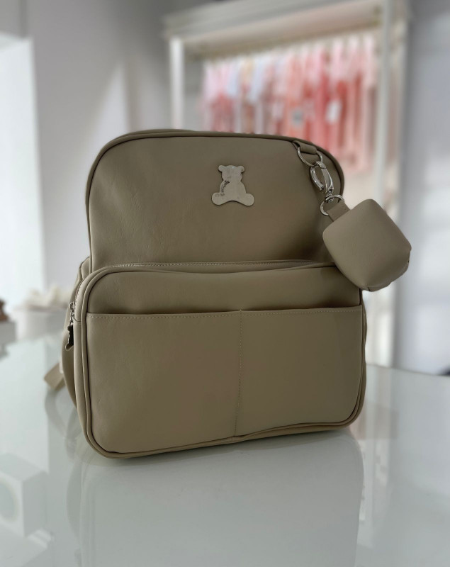 mochila lux ch beige