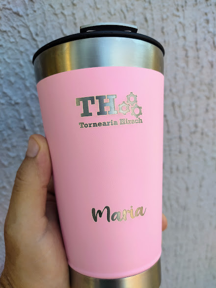 Vaso Termico con Tapa y Abridor