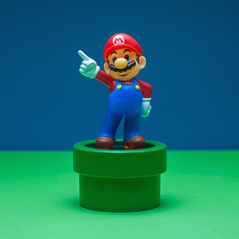 VELADOR DECORATIVO SUPER MARIO™