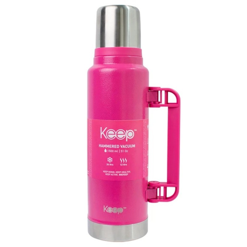 Termo Hammered 1,5 litros rosa - Keep