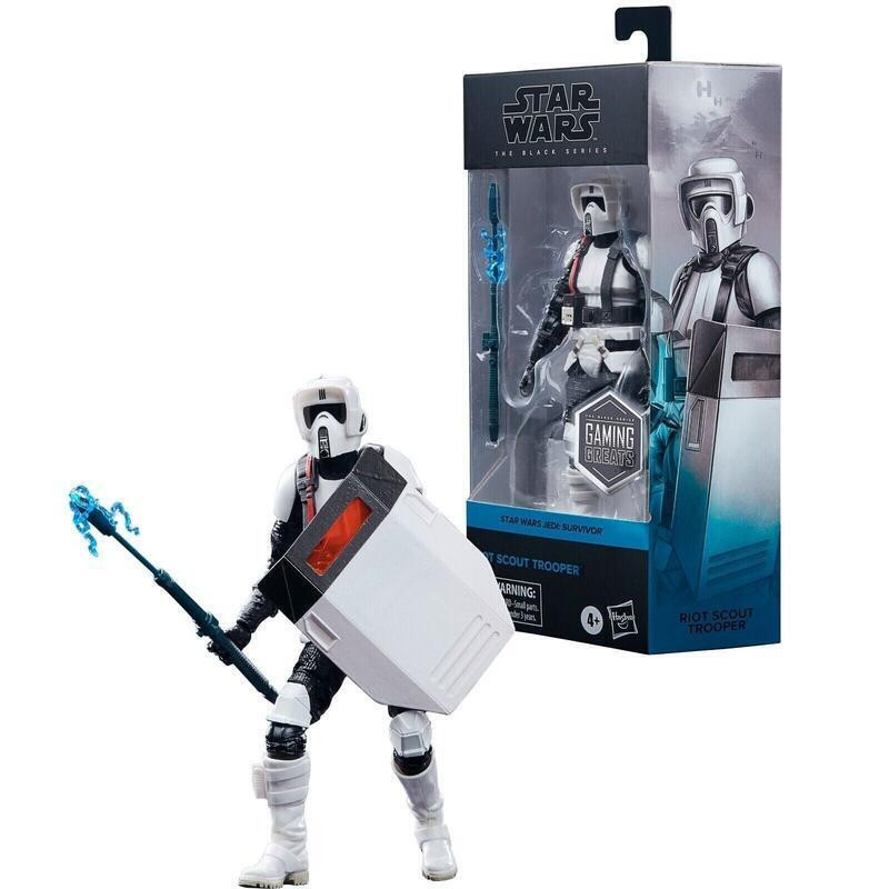 STAR WARS THE BLACK SERIES GAMING GREATS RIOT SCOUT TROOPER - 15 CM