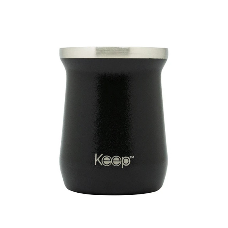 Mate Hammered negro 300 ml - Keep