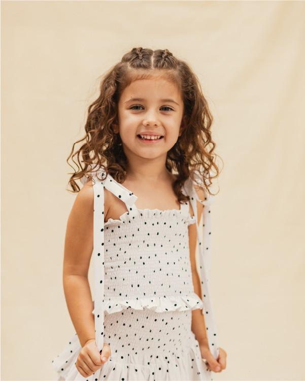 Conjunto Iconic Kids Vintage Mini Polkadots