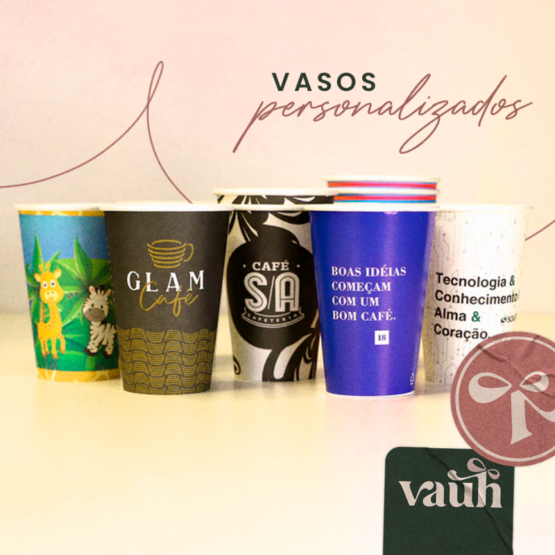 Vaso de Papel Personalizado 220ml