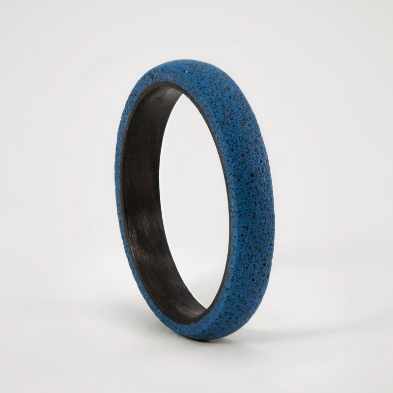 ANILLO CONCRETO AZUL