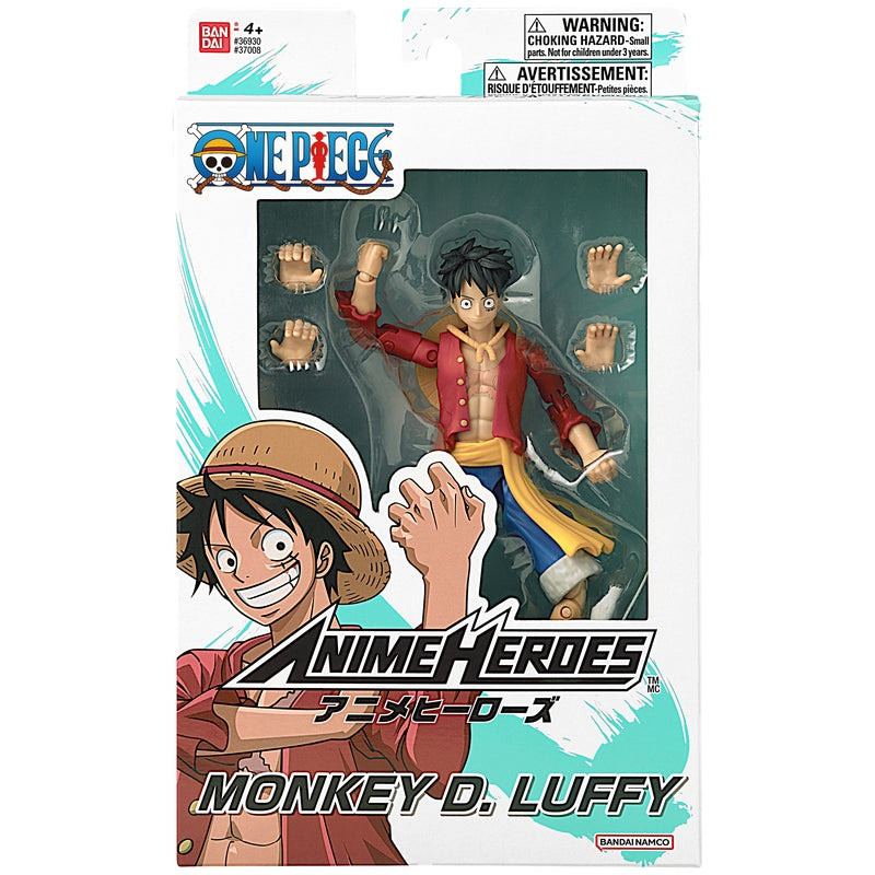 BANDAI ONE PIECE ANIME HEROES  - MONKEY D. LUFFY RENEWAL