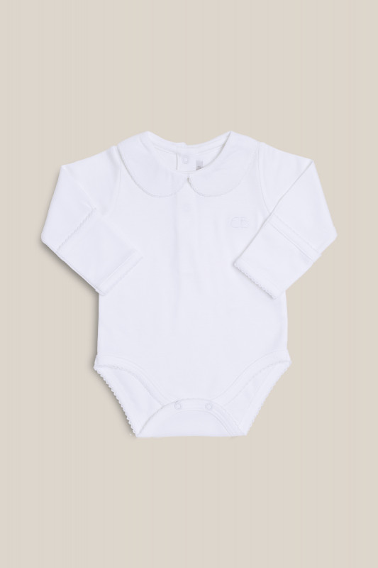 body cuello bebe ml blanco 0m