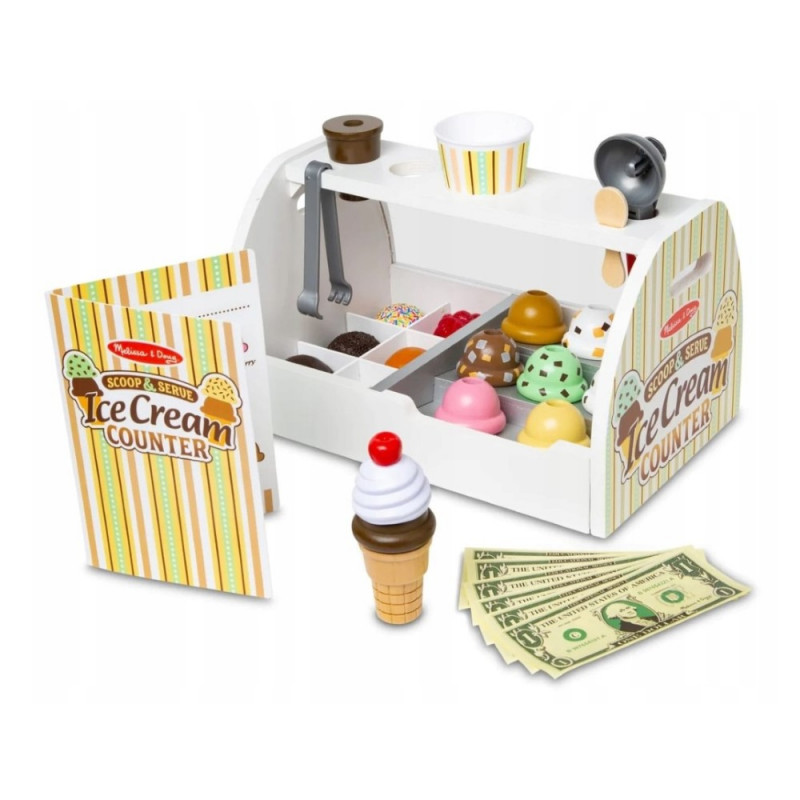 Mostrador de helados 28 piezas - Melissa & Doug