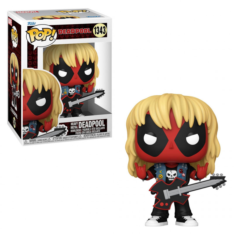 FUNKO POP MARVEL DEADPOOL - HEAVY METAL DEADPOOL 1343