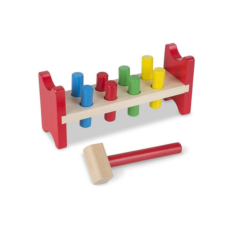 Juego de martillo y clavijas Pound-A-Peg - Melissa & Doug