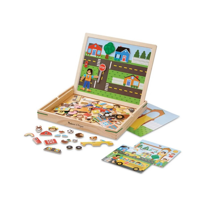 Juego de imágenes magnéticas de madera - Melissa & Doug