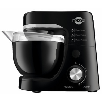 BATIDORA TOKYO PLANETARIA PRO NEGRA 12 VEL. BOWL 4,5L 700W