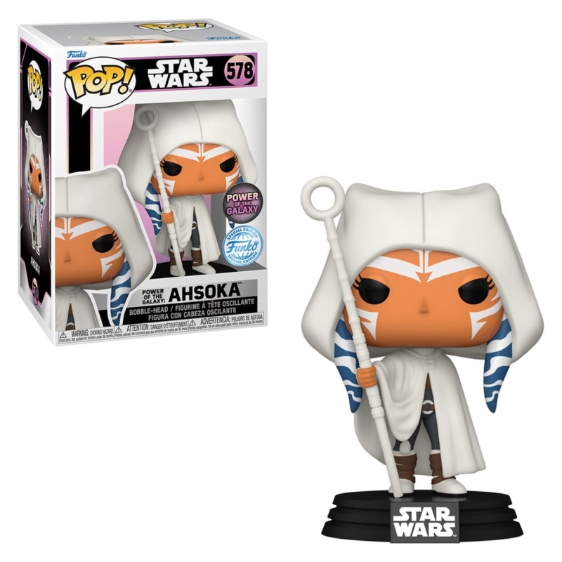 FUNKO POP STAR WARS POWER OF THE GALAXY - AHSOKA 578 *SPECIAL EDITION*