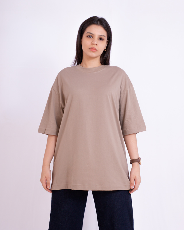 Remera Oversize Caramel Jengibre