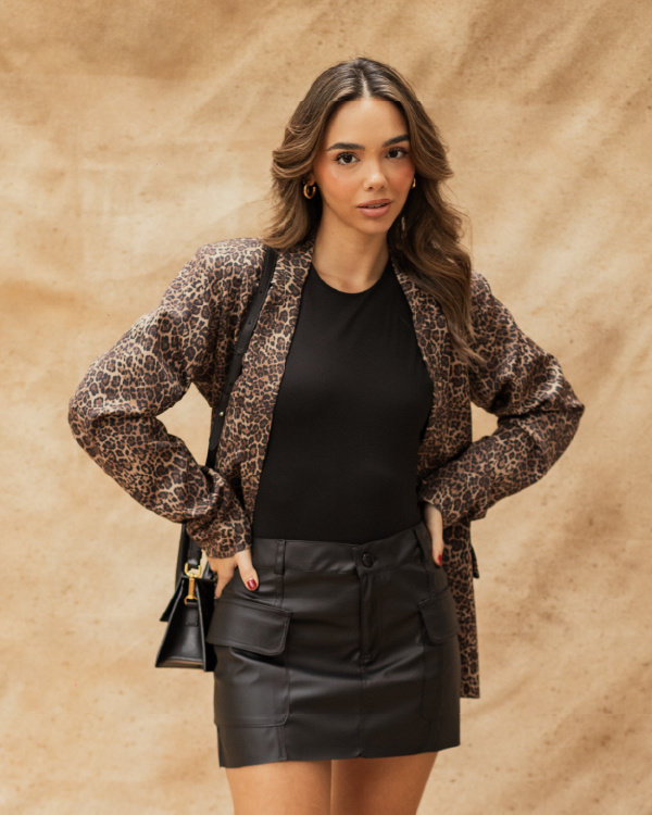 Blazer Allegra Animal Leopard Bronze