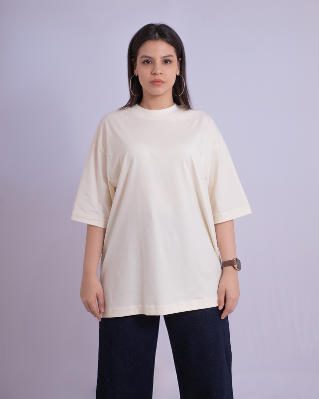 Remera Oversize Off White