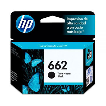 CARTUCHO DE TINTA HP 662 CZ103AL 2ML NEGRO