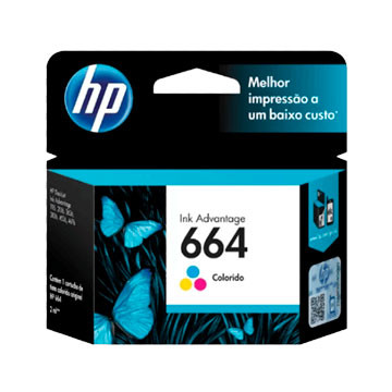 CARTUCHO DE TINTA HP 664 2ML COLOR F6V28AL DJ 2135 2ML