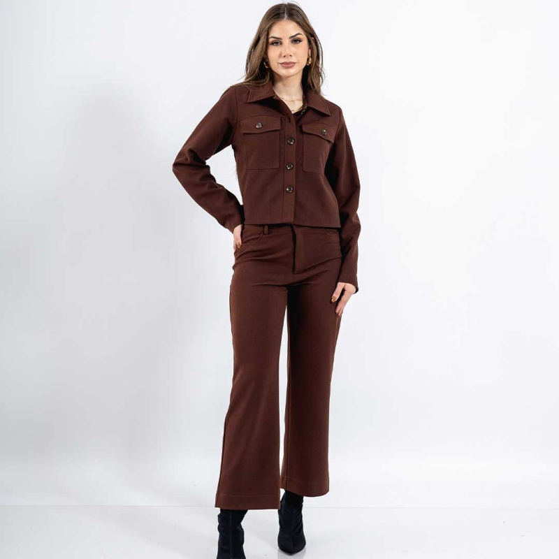 Chaqueta Cropped Cod.224322 + Pantalón Bootcut Cod.224324