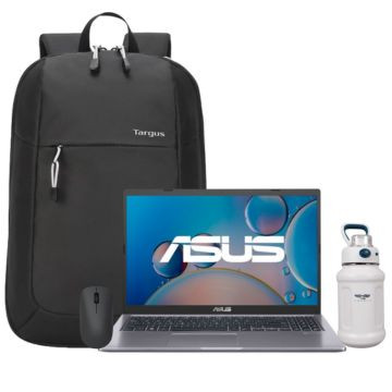 NOTEBOOK ASUS X515MA CEL 1.1GHZ/4GB/128GB SSD/15.6" + MOCHILA + HOPPIE + MOUSE