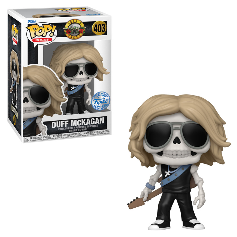 FUNKO POP ROCK GUNS N ROSES - DUFF MCKAGAN 403 (SKELETON) *SPECIAL EDITION*