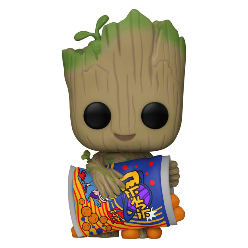 FUNKO POP I AM GROOT - GROOT WITH CHEESE PUFFS 1196