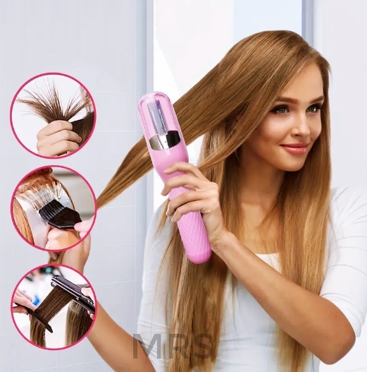 CORTADOR DE PUNTAS PARA CABELLO ROSA