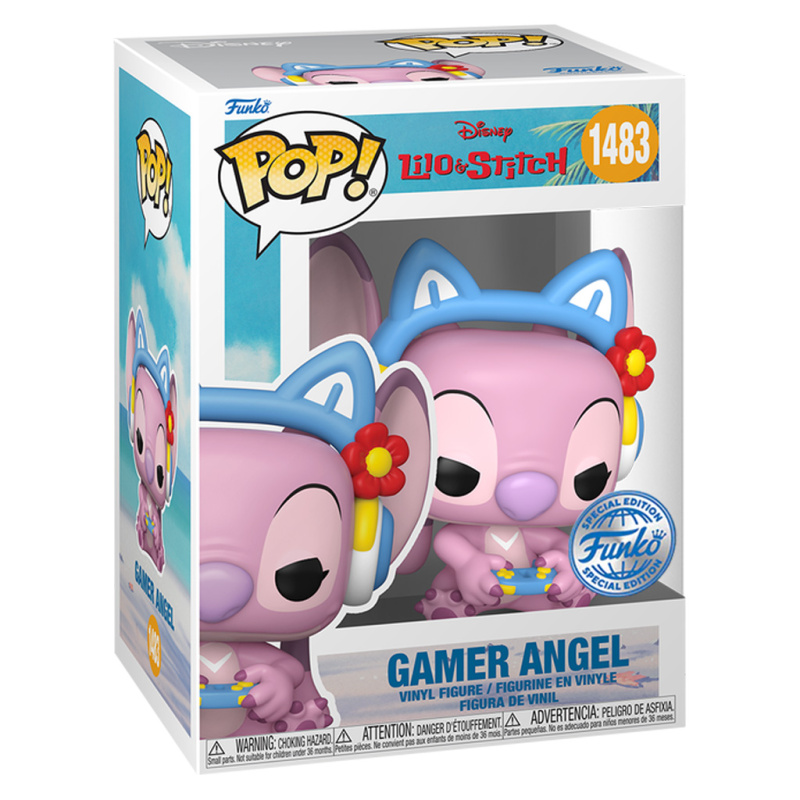 FUNKO POP DISNEY LILO & STITCH - GAMER ANGEL 1483 *SPECIAL EDITION*