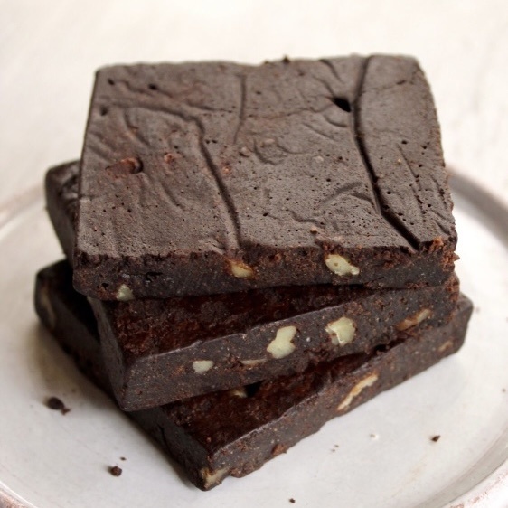 Brownie de avena con chocolate