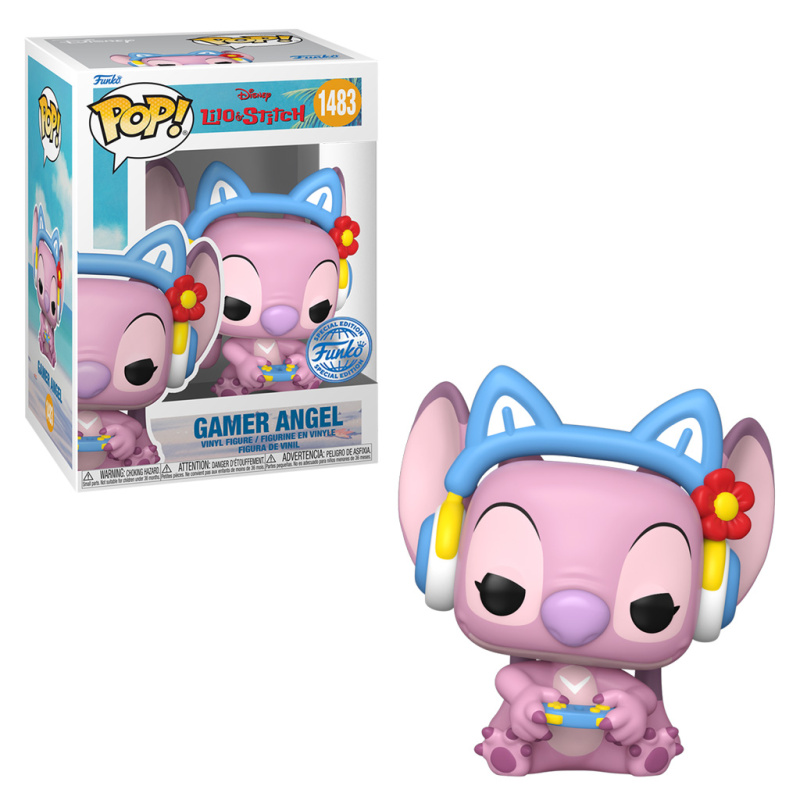 FUNKO POP DISNEY LILO & STITCH - GAMER ANGEL 1483 *SPECIAL EDITION*