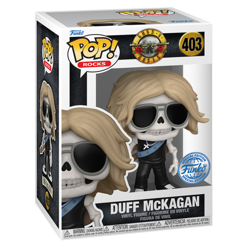 FUNKO POP ROCK GUNS N ROSES - DUFF MCKAGAN 403 (SKELETON) *SPECIAL EDITION*