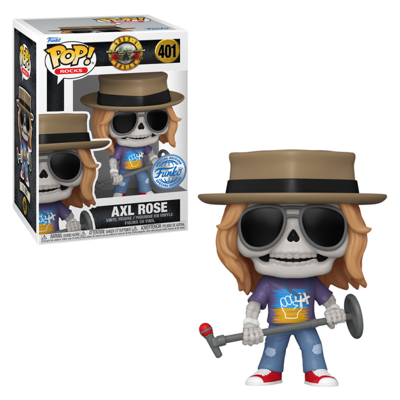 FUNKO POP ROCK GUNS N ROSES - AXL ROSE 401 (SKELETON) *SPECIAL EDITION*