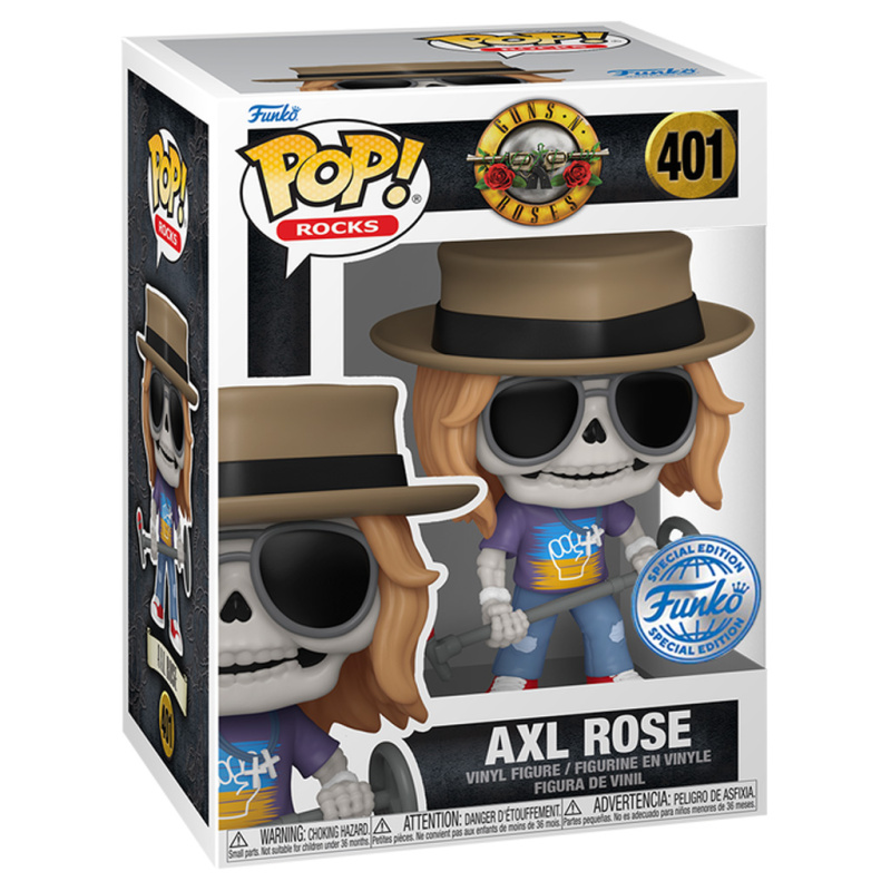 FUNKO POP ROCK GUNS N ROSES - AXL ROSE 401 (SKELETON) *SPECIAL EDITION*