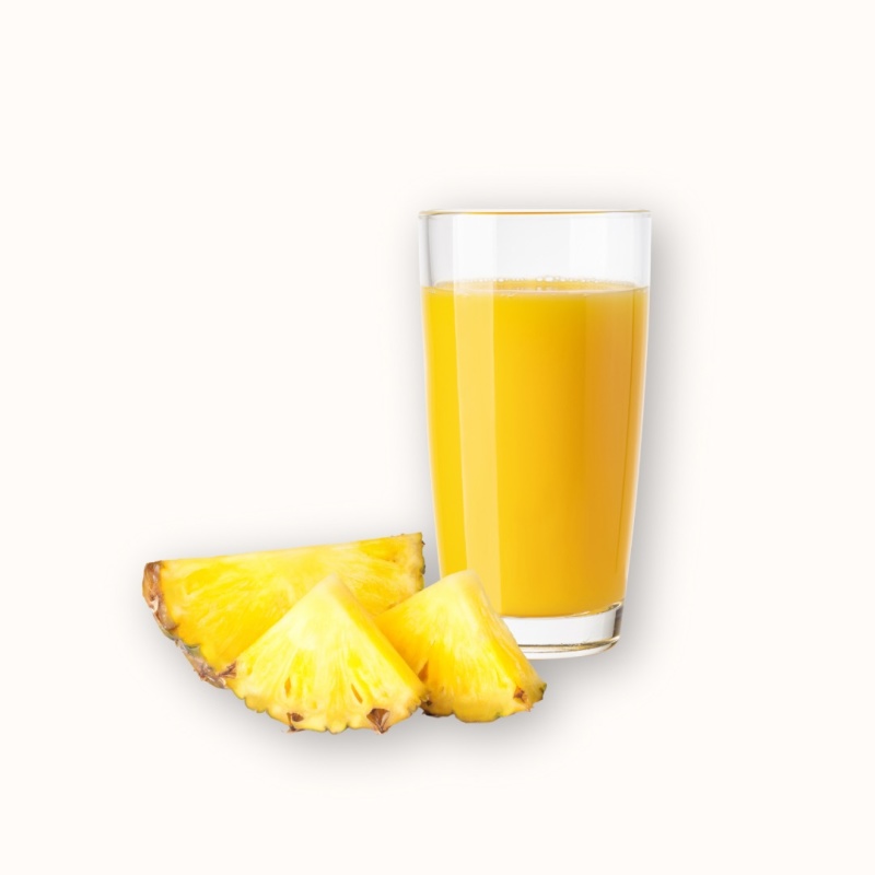 Jugo de piña y jengibre