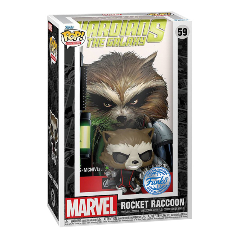 FUNKO POP COMIC COVERS MARVEL GUARDIANS OF THE GALAXY - ROCKET RACCOON 59